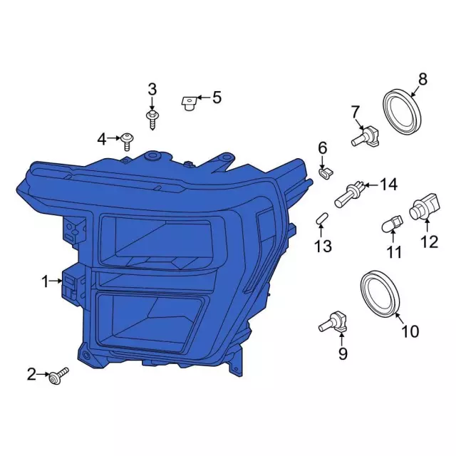 y f様 For Ford F-150 2021-2023 Ford NL3Z13008G Front Left