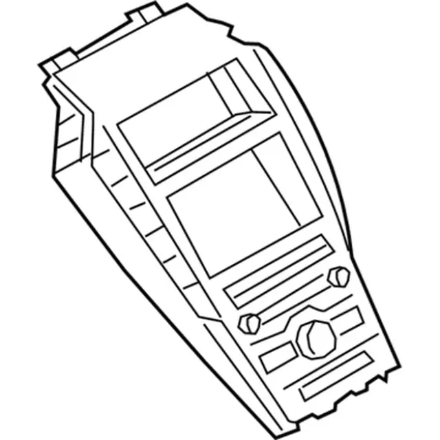 HP5Z19980KM - : Radio Bezel for Lincoln: MKZ Image