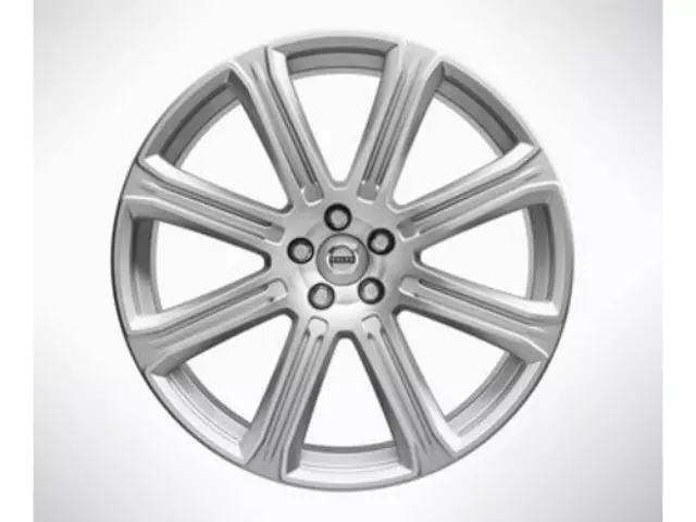2016-2020 Volvo XC90 21 Inch Aluminum Rim Wheel 8 Spoke Silver Diamond Cut Alloy - Volvo (31445015)