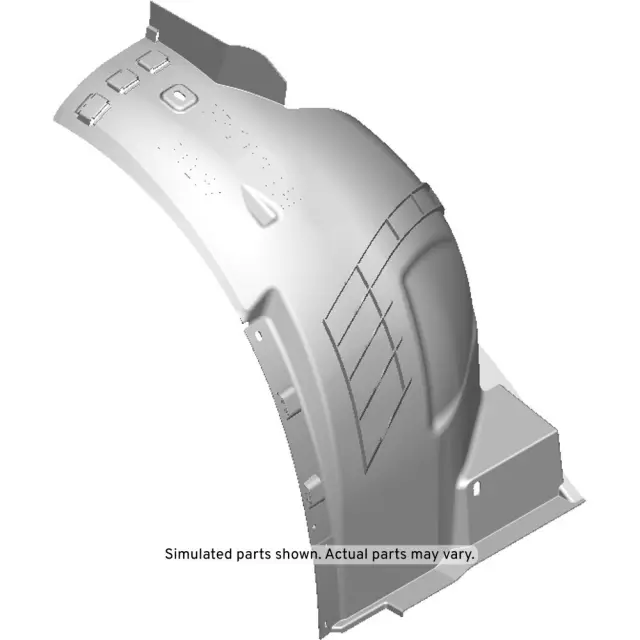 23183349 - : Front Driver Side Rearward Wheelhouse Liner for Chevrolet: Volt Image