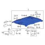 LC3Z2851944BA - Body: Headliner for Ford: F-250 Super Duty, F-350 Super Duty Image