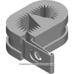 11571007 - : Transmission Fluid Auxiliary Cooler Pipe Clip Bracket for GM Image