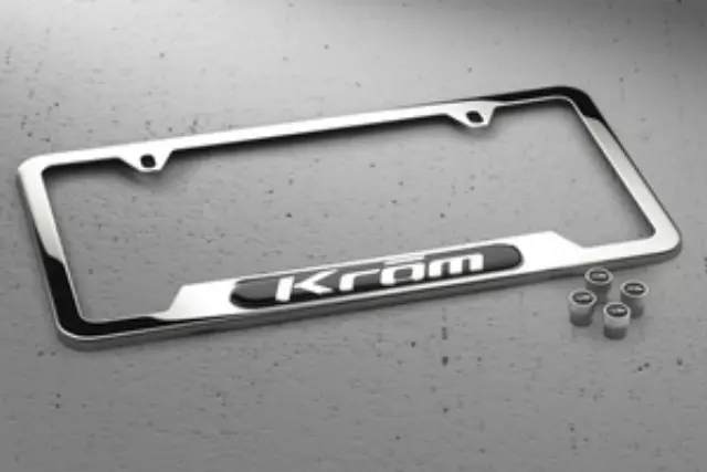 999MBVW000 - Exterior: License Plate Frames, Ss, Chrome Finish With for Nissan: Cube, Rogue Image