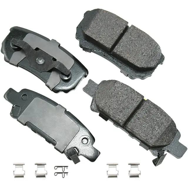 ACT1037A - : Akebono ProACT Ultra Premium Ceramic Disc Brake Pad Kit for AKEBONO Image
