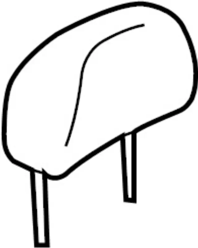 864001NF9B - Body: Headrest for Infiniti Image
