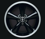 6R3Z1007M - Suspension: 18-X 8.5- Painted Argent Aluminum Wheel for Ford: Mustang Image