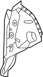 F41306SAMA - Body: Lower Reinforced for INFINITI: QX60 Image