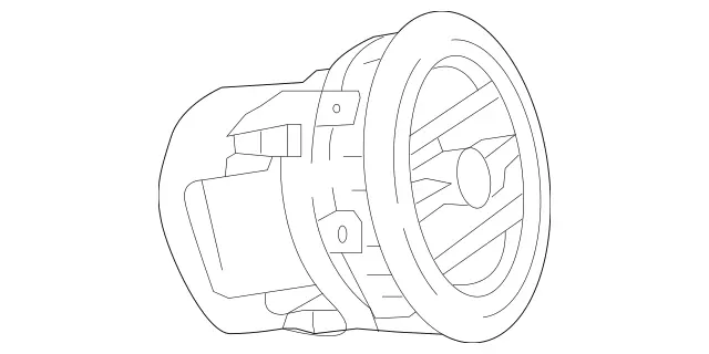 2138308000 - Heating and Ventilation: Air Vent for Mercedes-Benz: E300, E350, E43 AMG, E53 AMG, E63 AMG S Image image
