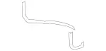 2036280298 - Cowl, Front Panel: Seal for Mercedes-Benz Image