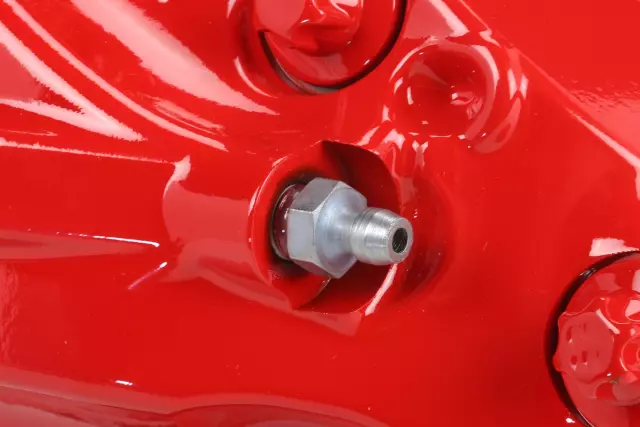 Red Front Driver Side Disc Brake Caliper Assembly - GM (84089123)