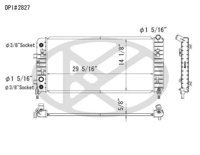 A2827 - Cooling Systems: Koyorad Radiator for Koyo Image