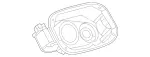 1186302501 - Side Panels: Tank Filler Recess for Mercedes-Benz Image