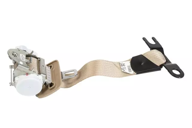 Light Cashmere 3rd Row Driver Side Seat Belt with Retractor - GM (19207595)