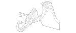 21168001879C52 - Body: Column Cover for Mercedes-Benz Image