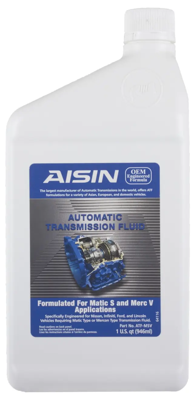 ATFMSV - : OE Formulated Automatic Transmission Fluid for AISIN Image