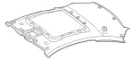 20569090051C71 - Body: Headliner for Mercedes-Benz Image