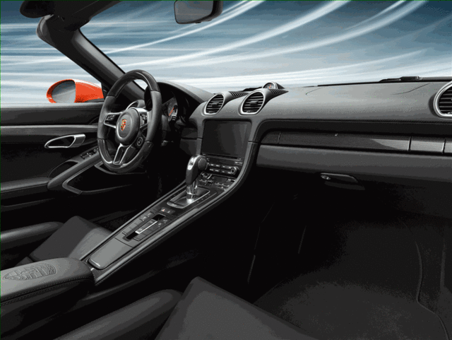 99104440041A34 - Interior: Sports Steering Wheel In Carbon With for Porsche: 718 Boxster, 718 Cayman, 911 Image