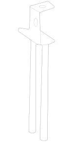 1906803703 - Chassis Sheet Metal/Air Intake: Holder for Mercedes-Benz Image