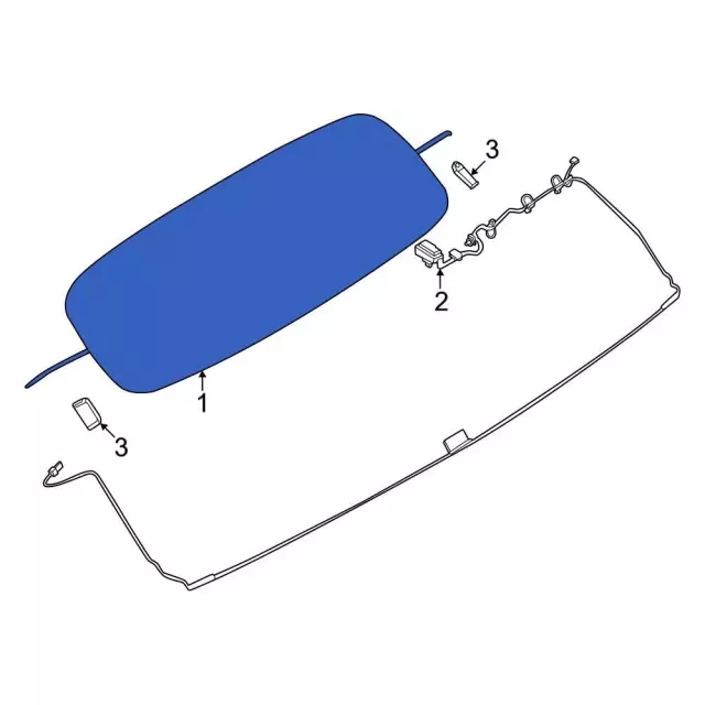 Back Glass - Ford (FR3Z-7642006-B)