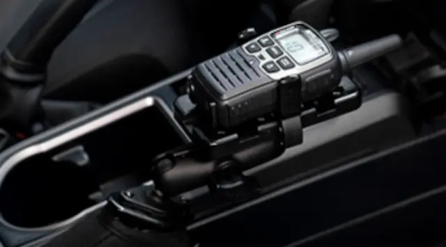 PTN590023X - Interior: Ram X-Grip Seat Wedge Mount For Radio Phones for Lexus: ES250, ES300h, ES350, GX550, IS300, IS350, IS500, LC500, LC500h, LS500, LS500h, LX600, LX700h, NX250, NX350, NX350h, NX450h+, RC F, RC300, RC350, RX350, RX350h, RX450h+, RX500h Image