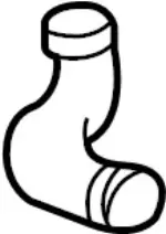 272280E002 - : Hose for INFINITI: G20, I30, Q45, QX4 Image