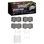 1400097601 - : DFC Ultimate Duty Performance Brake Pads and Hardware Kit for DYNAMIC FRICTION Image