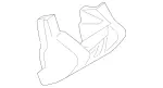 1646800101 - : Knee Bolster for Mercedes-Benz Image