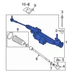 STE958 - : Gear Rack And Pinion Steerin for Ford: E-Transit, Transit-150, Transit-250, Transit-350, Transit-350 HD Image