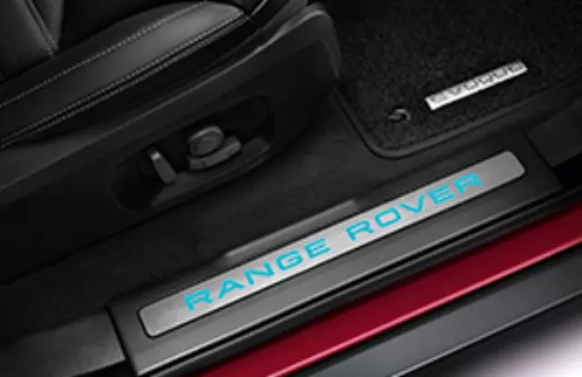 VPLVS0078PVJ - Exterior: Sill Treadplates, Illuminated, Ebony for Land-Rover Image