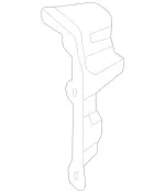 23169024009051 - Body: Front Trim Bracket for Mercedes-Benz Image