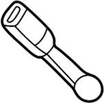 86842CR901 - : Buckle End for INFINITI: M45 Image