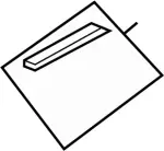 769B21NF0A - Body: Scuff Plate for INFINITI: G25, G37, Q40 Image