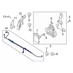 ML3Z15K867HB - Body: Wire Harness for Ford: F-150 Image