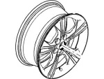 CV6Z1007DCP - : Wheel Assembly for Ford Image