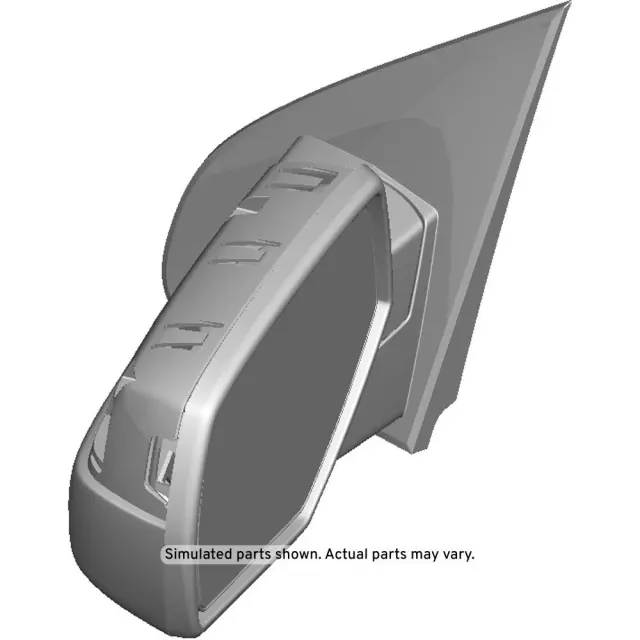 84342029 - : Part# 84342029 Driver Side Door Mirror without Cover for Chevrolet: Silverado 1500, Silverado 1500 LD, Silverado 2500 HD, Silverado 3500 HD | GMC: Sierra 1500, Sierra 1500 Limited, Sierra 2500 HD, Sierra 3500 HD Image