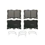 ZD1871 - : QuickStop Front Disc Brake Pad Set Ceramic for WAGNER BRAKE Image