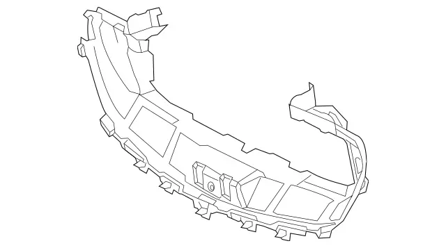 2388857101 - Attachment Parts: Air Duct Segment for Mercedes-Benz: E400, E450, E53 AMG Image image