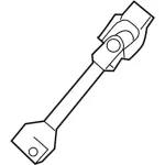 KB3Z3E751A - Steering: Lower Shaft for Ford: Ranger Image