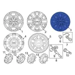 PC3Z1007F - Suspension: Wheel, Alloy for Ford Image