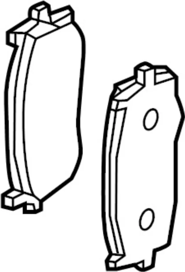 D10603JA0A - Brakes: Brake Pads for INFINITI: JX35, QX60 Image