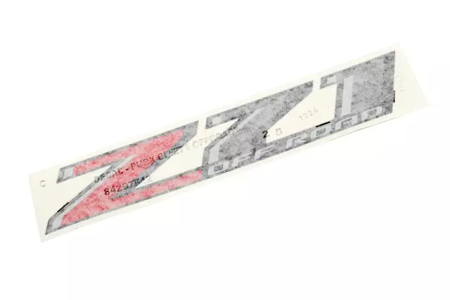 84297542 - : Pickup Box Side Decal for Chevrolet: Silverado 1500, Silverado 1500 LD, Silverado 2500 HD, Silverado 3500 HD | GMC: Sierra 1500, Sierra 1500 Limited, Sierra 2500 HD, Sierra 3500 HD Image