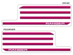 VR1WZ6320000D - Exterior: Retro Pink - Maroon &amp; Purple Graphics for Ford: Ranger Image