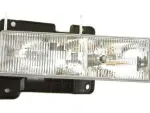 15034930 - : 1990-2000 GM Headlamp Assembly for Cadillac: Escalade | Chevrolet: Blazer, C1500, C2500, C3500, C3500HD, K1500 Pickup, K2500 Pickup, K3500 Pickup, Suburban C1500, Suburban C2500, Suburban K1500, Suburban K2500, Tahoe | GMC: C1500 Pickup, C2500 Pickup, C3500 Pickup, C3500HD, K1500 Pickup, K2500 Pickup, K3500 Pickup, Suburban C1500, Suburban C2500, Suburban K1500, Suburban K2500, Yukon Image
