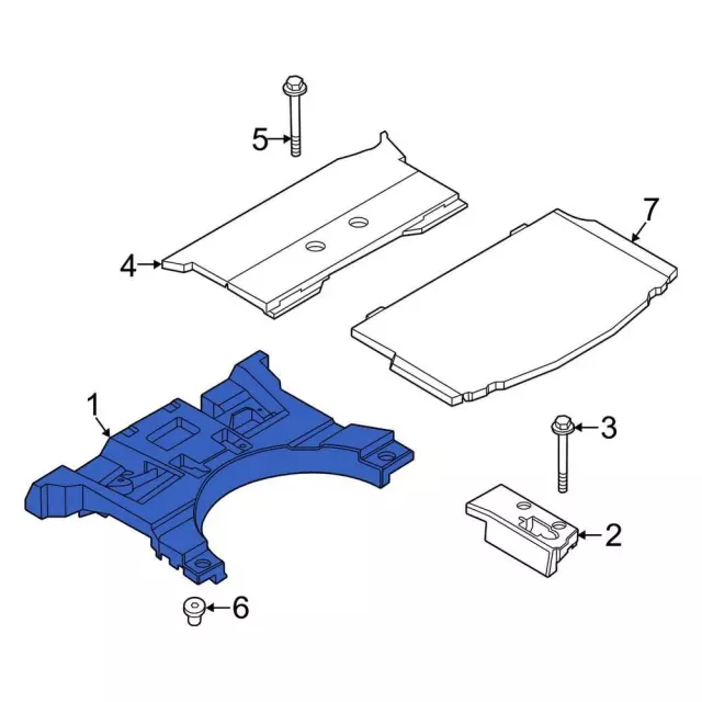 RB5Z78310B17A - Body: Storage Compartment for Ford: Police Interceptor Utility Image