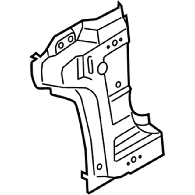 GS7Z5402542A - Body: Hinge Pillar Reinforced for Ford: Fusion, Police Responder Hybrid, SSV Plug-In Hybrid Image