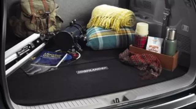 Cargo Mat, Carpet, Black - Toyota (PT206-48140-20)