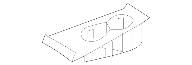 16468018149051 - Body: Cup Holder for Mercedes-Benz Image