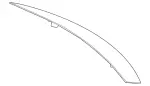 1907900188 - Trunk Lid: Rear Spoiler Attachment for Mercedes-Benz: AMG GT Black Series, AMG GT S Image