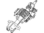 CC3Z3C529AQ - Steering: Steering Column for Ford: F-250 Super Duty, F-350 Super Duty, F-450 Super Duty Image