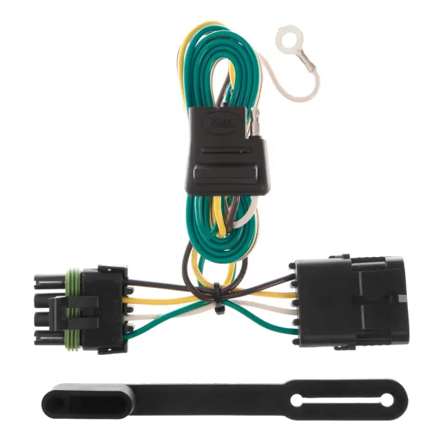55315 - : Custom Wiring, 4-Way Flat, Select GMC C1500, C2500, C3500, K1500, K2500, K3500 for CURT Image